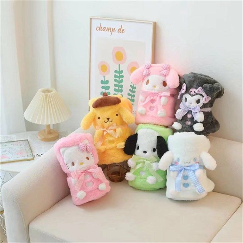 日系可爱卷毯 单人折叠空调毯 夏季秋冬珊瑚绒毯车载小毯子披肩,床上用品,休闲毯/毛毯/绒毯,淘宝优惠券,粉丝福利购,淘宝优惠卷