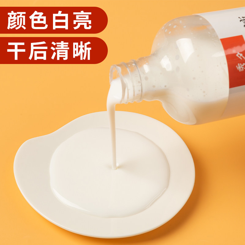 丙烯颜料调和液稀释剂500ML美术用品专用亮光剂透明保护漆亚光助