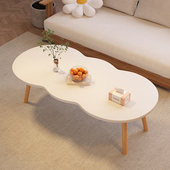 茶几客厅家用2024新款 小户型茶桌奶油极简创意阳台休闲云朵茶几桌