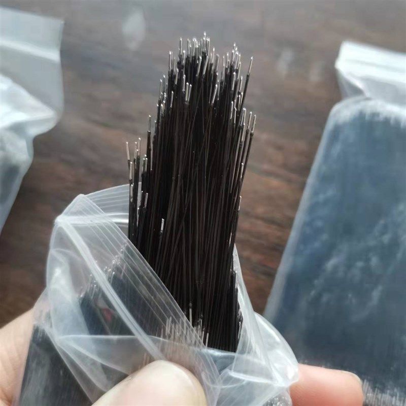 灯带补电焊接黑色连接线迷你补电接线双头带锡漆包线字内跳线