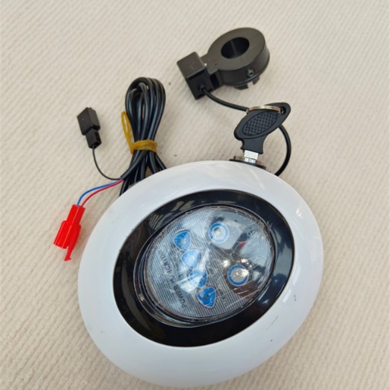 小海豚24v36V48V电动车大灯仪表盘车灯带电量显示迷你电动车钥匙