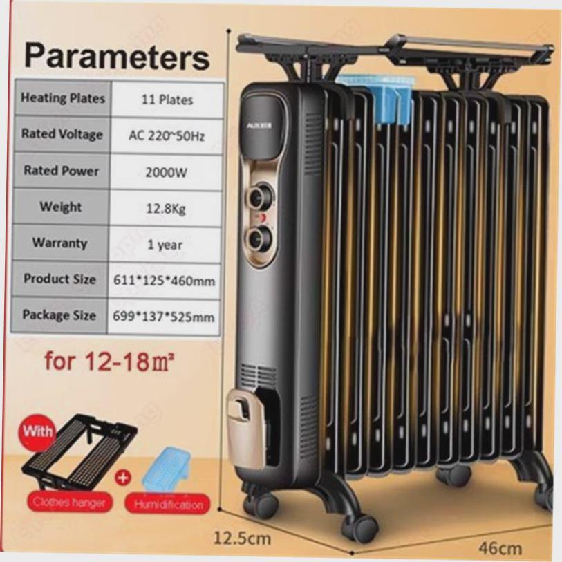 oil heater room electric heating fan heat radiator winter