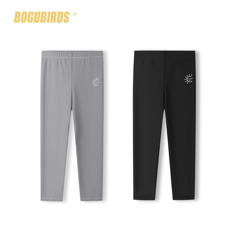 儿童泳裤男女中大童专业游泳训练防晒速干 干沙滩冲浪泡温泉长裤