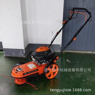 手推式电动割草机自行式园林果园用割草机560型带钢丝线的打草机
