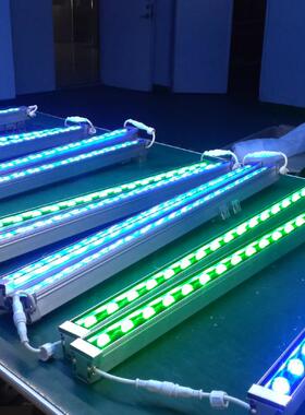 led洗墙灯线条灯低压24v桥梁护栏灯轮廓灯跑马流水追光灯