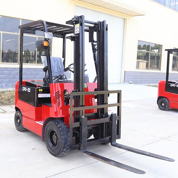 座驾式电动叉车 1吨2吨吨电瓶式自动升降堆高车新能源四轮电叉车