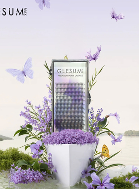 glesum漫画塔尖嫁接睫毛自然仿真假睫毛仿真卷翘大眼美睫师专用女