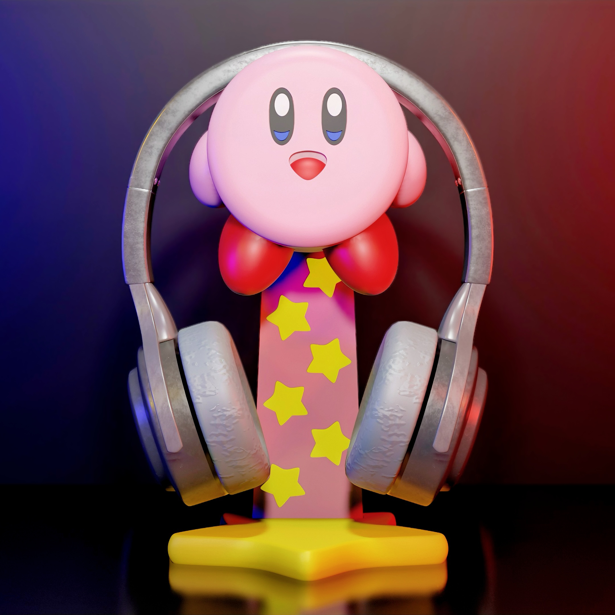 创意星之卡比灵感耳机支架挂架