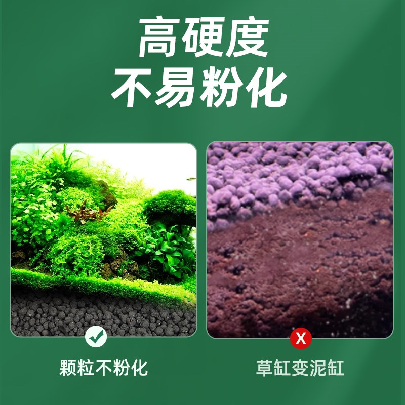 老渔匠鱼缸专用水草泥水草缸底砂陶粒砂基肥水族箱造景种植黑土
