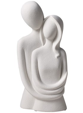 创意抽象人物摆件艺术家居客厅酒柜电视柜样板房桌面装饰品乔迁礼