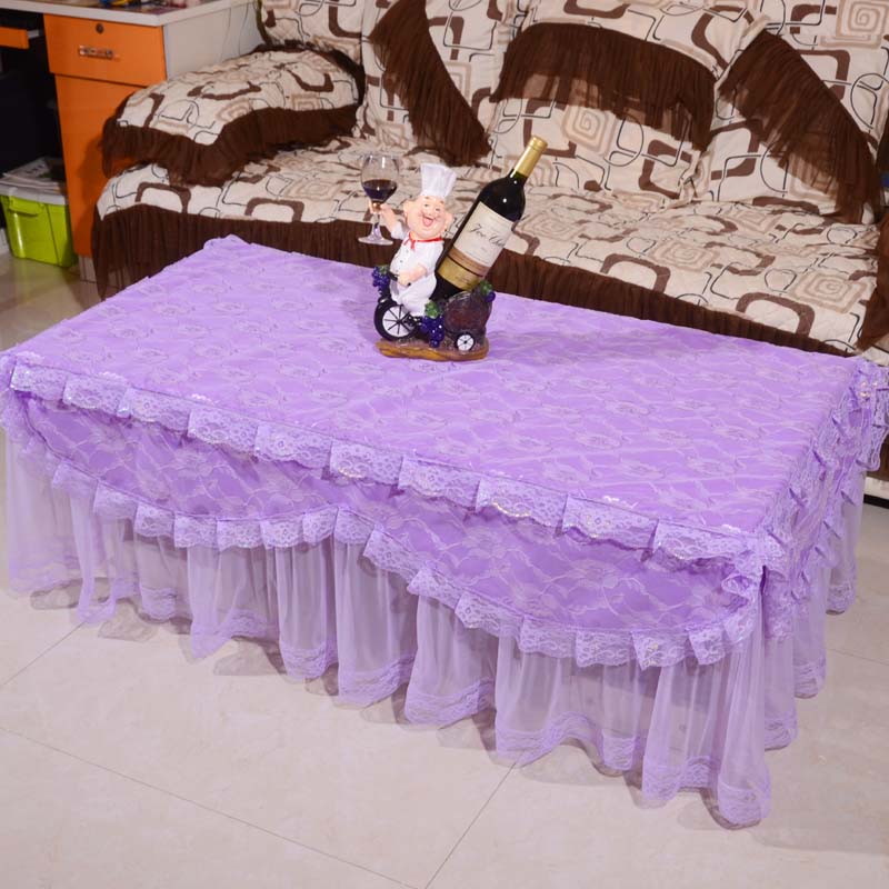 灵诺茶几桌布布艺茶几罩客厅长方形电视柜垫餐桌台布防尘盖布包邮