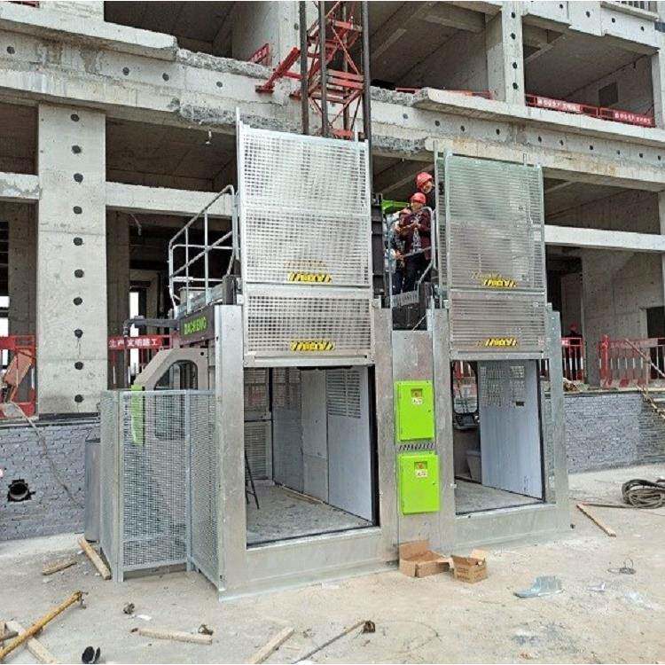 厂家直供施工升降机高层房建项目工地人货两用SC200双笼施工电梯