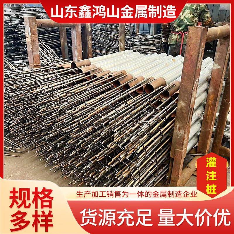 热镀锌水泥预埋灌注桩螺旋地桩太阳能发电光伏支架钻孔灌注桩基础