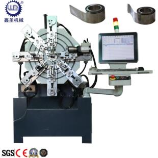 厂家直销CNC数控无凸轮不锈钢涡卷弹簧机涡卷发条弹簧成型机