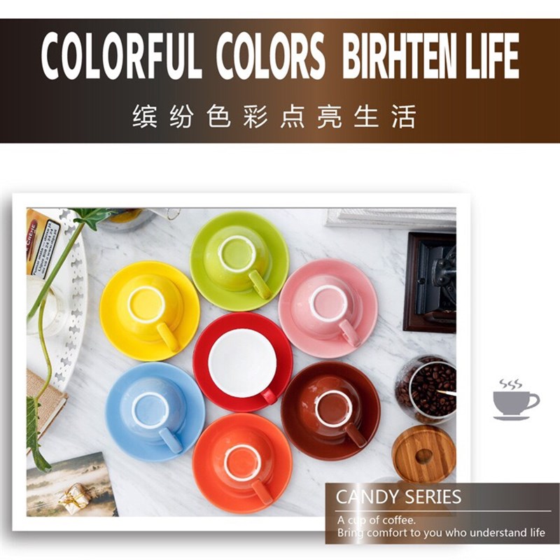 卡布奇诺咖啡杯碟装拉花杯拿铁杯标准比赛杯