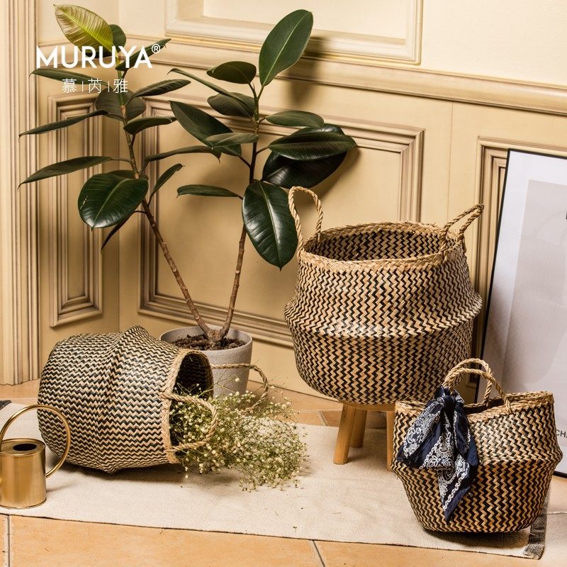 越南收纳筐草编储物篓脏衣篮果蔬菜化妆品杂物置物篮筐,收纳整理,其他收纳篮,淘宝优惠券,粉丝福利购,淘宝优惠卷