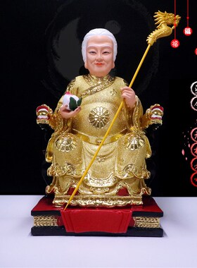 树脂像 极老母神像十二老母白发奶奶 工艺品