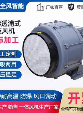 HTB100-203透浦式风机HTB100-304透浦中压多段风机燃烧机助燃风机