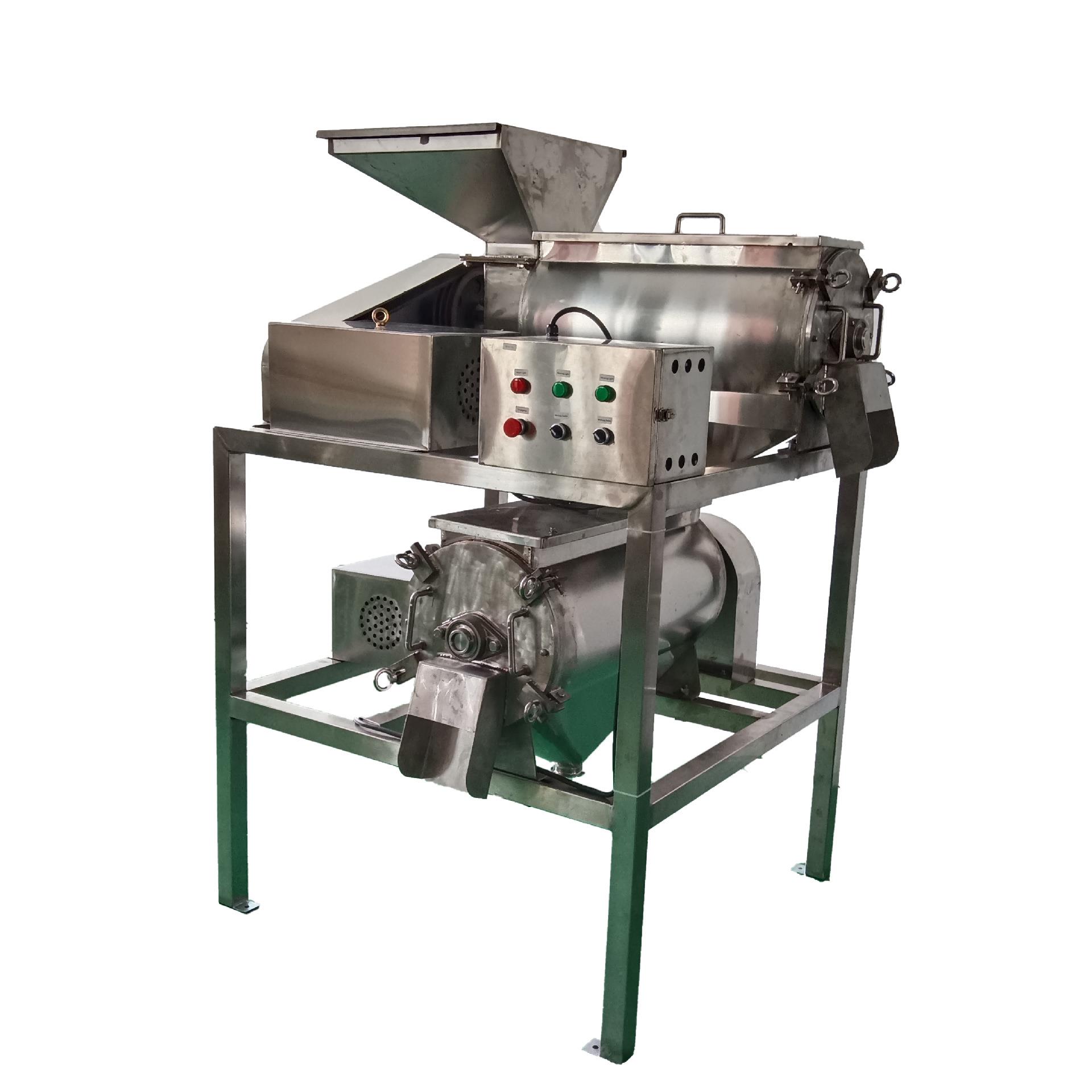 大型商用双道去核打浆机芒果百香果樱桃去核榨汁打浆机