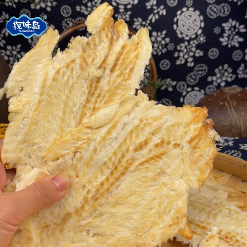 探味岛碳烤鳕鱼片即食烤鱼手撕