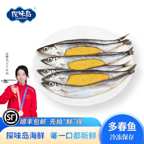 探味岛多春鱼满籽多籽鱼烧烤食材