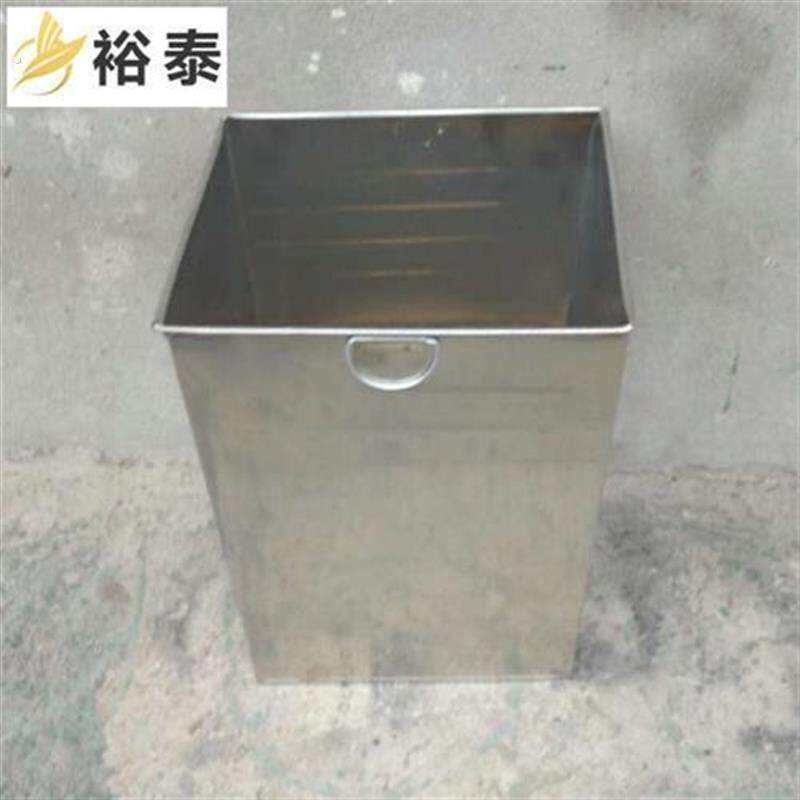 不锈钢方桶长方形自动换袋四方收纳铁皮桶方型无盖商用不锈钢桶【