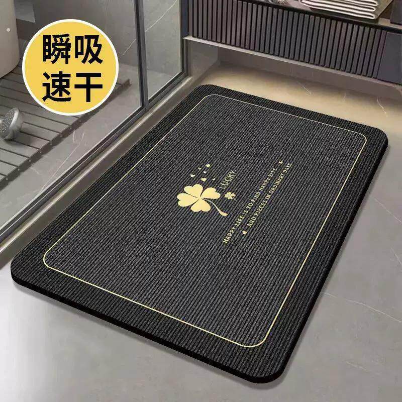 软硅藻泥洗手间地垫速干吸水厨房浴室门口防滑垫厕所卫生间脚垫