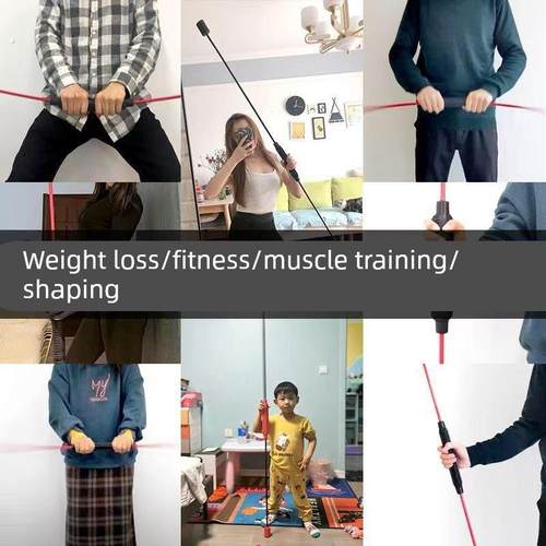双杆飞力仕棒弹力健身棒加强飞力士多功能训练棒运动震颤甩脂棒