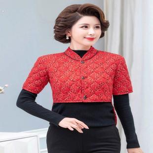 中年冬驼绒棉护肩膀中袖 加绒坎肩睡觉护颈椎燕尾护腰保暖加厚马夹