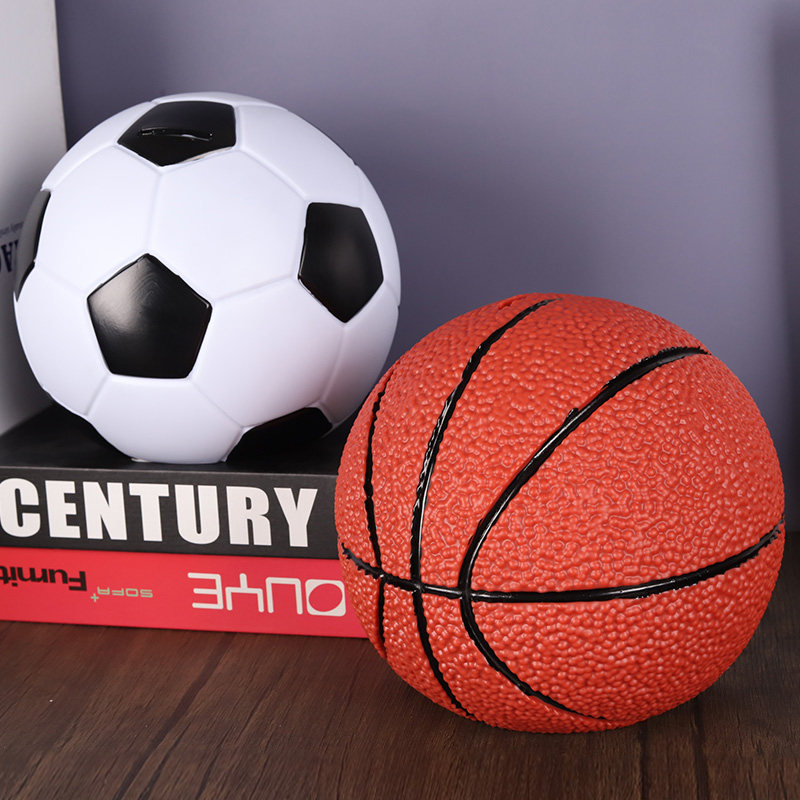 足球篮球儿童存钱罐摔男孩年男生个性储钱罐生