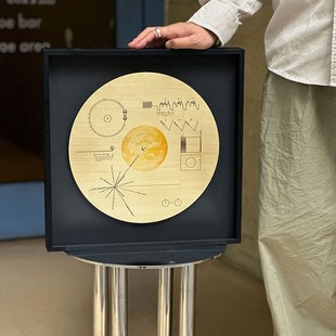 【宇宙唱片】黄铜潮流现代艺术极简装置挂画家居设计师小众装饰画