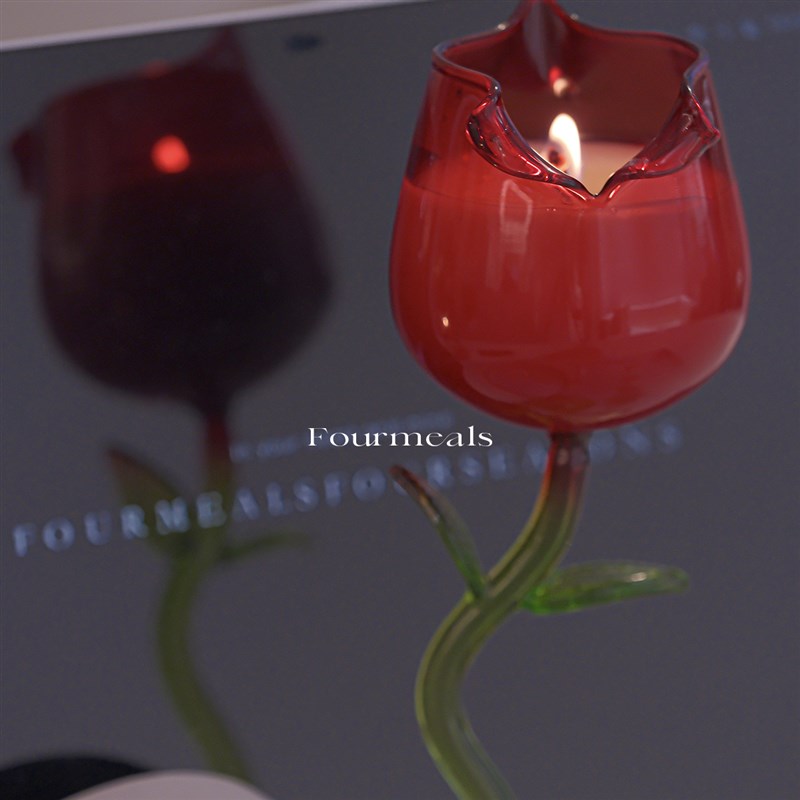 《玫瑰猎手》香薰蜡烛酒杯小众级酒杯送女友盒