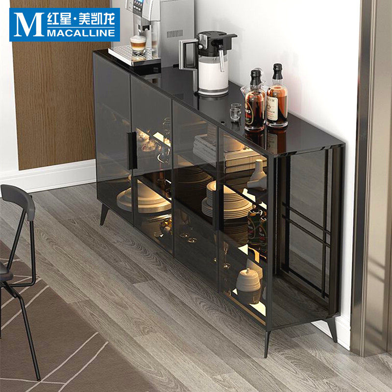 贝橘餐边柜现代简约酒柜高档玻璃家用厨房储物柜子靠墙客厅,住宅家具,餐边柜,淘宝优惠券,粉丝福利购,淘宝优惠卷
