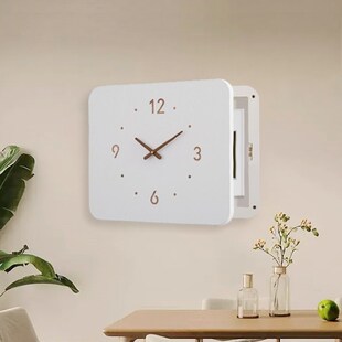 时钟空开箱装 饰画带钟表 饰遮挡电闸箱挂画 电表箱装 木工小舅