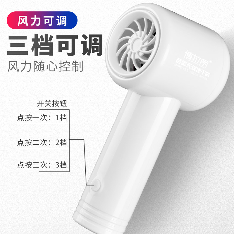博拉图美术联考吹风机生艺考线电吹风机粉色彩速干器