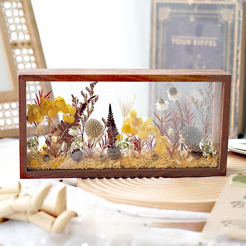 【成品】永生花中空干花相框装饰画框标本圣诞节生日