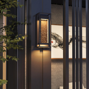 ue户外水壁灯别墅庭院全铝e门柱灯室外家用花园路灯温馨暖光