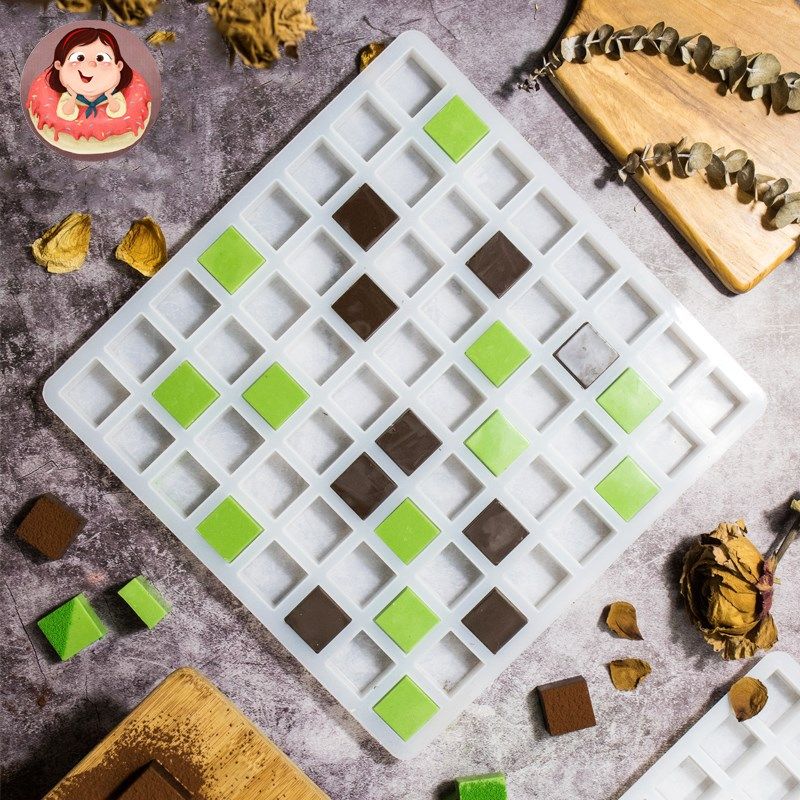 Chef方格生巧硅胶模具巧克力太妃糖手工冰块红糖家用烘焙模具,厨房/烹饪用具,烘焙模具,淘宝优惠券,粉丝福利购,淘宝优惠卷