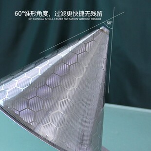 奶茶店茶叶过滤网果茶保温桶锥形超细目滤茶器