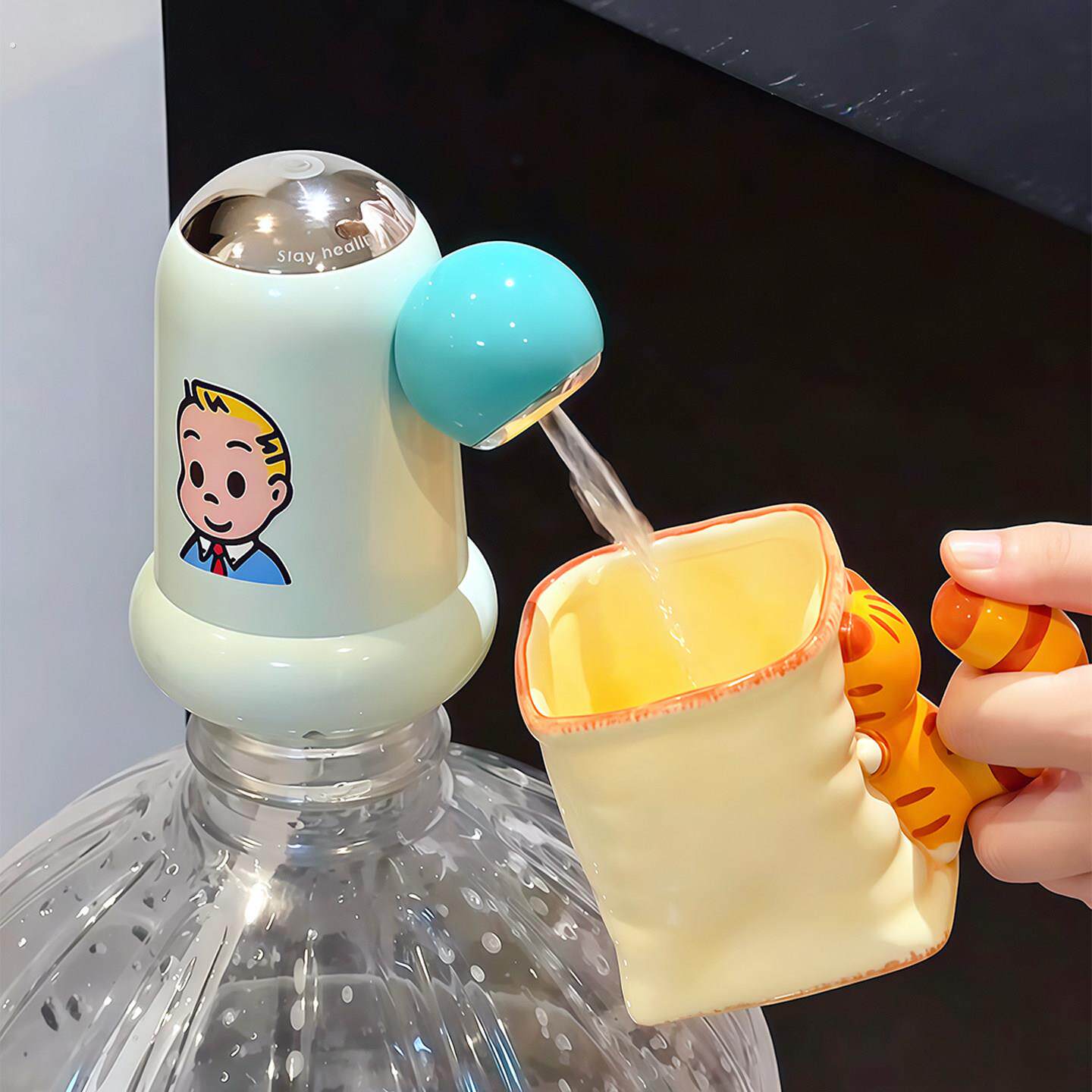 双泵桶装水抽水器触控纯净水桶自动取水器租房饮水按压神器抽水泵