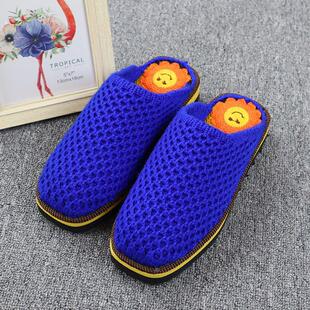 纯手工居家情侣拖鞋防滑耐磨男女款毛线拖鞋编织成品婚嫁春秋季拖