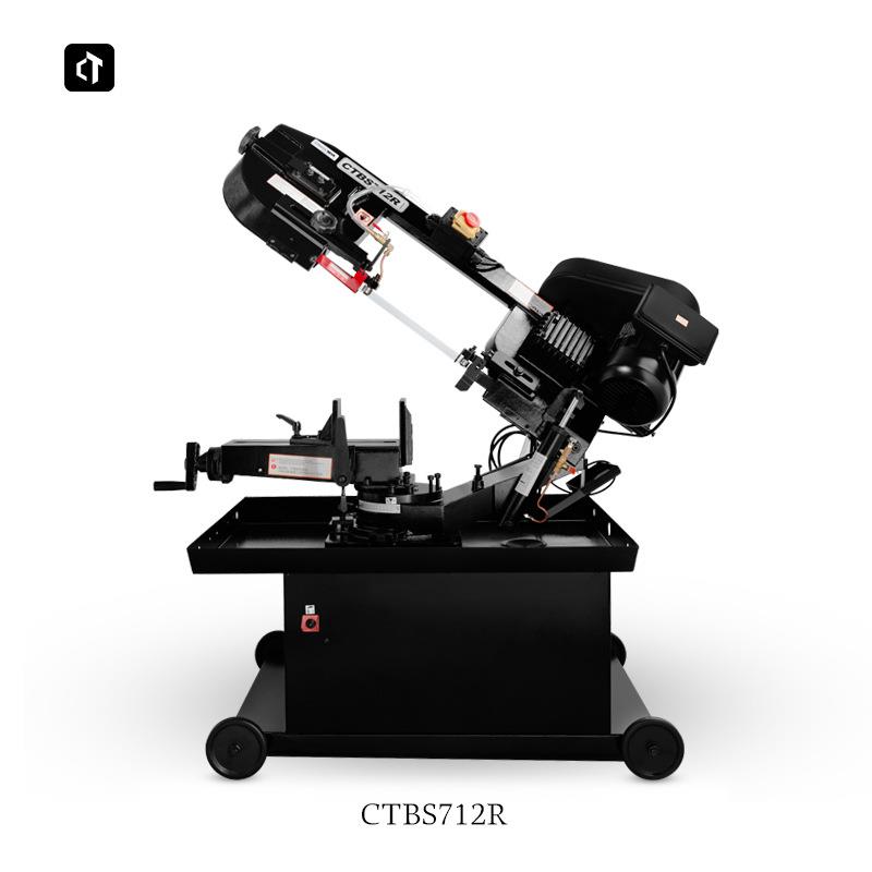 新品CTBS712R鋸床帶鋸機小型臺式金屬切割機臥式帶鋸木工鋸床