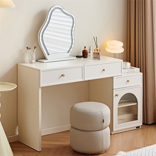全友家居梳妆台轻奢高级感小户型卧室伸缩化妆桌2025新款