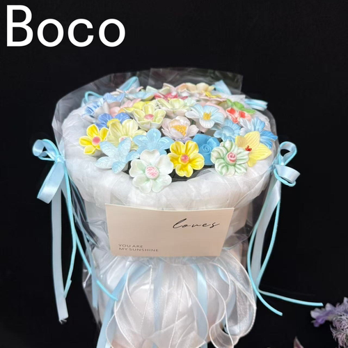 BOCO陶瓷永生花束轻奢生日礼物