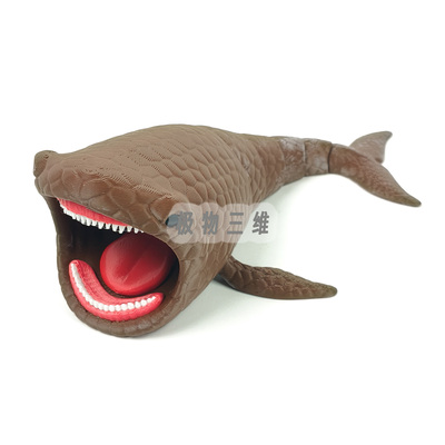 深海巨兽克苏鲁深海玛雅海怪大战超可动大白鲨手办摆件怪兽食海兽