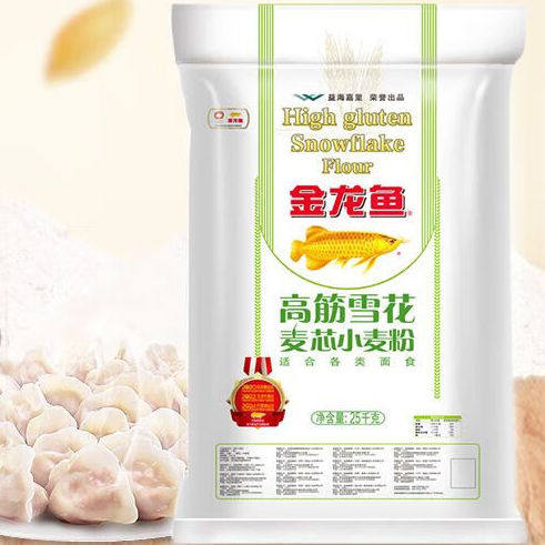 金龙鱼高筋雪花麦芯小麦粉25kg