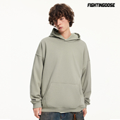 型重磅保暖cleanfit帽衫 美式 慵懒松弛感卫衣中性廓形风短宽boxy版