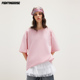 基础款 t恤 重磅280G国潮美式 夏季 半袖 潮牌粉色户外短袖 男2025新款