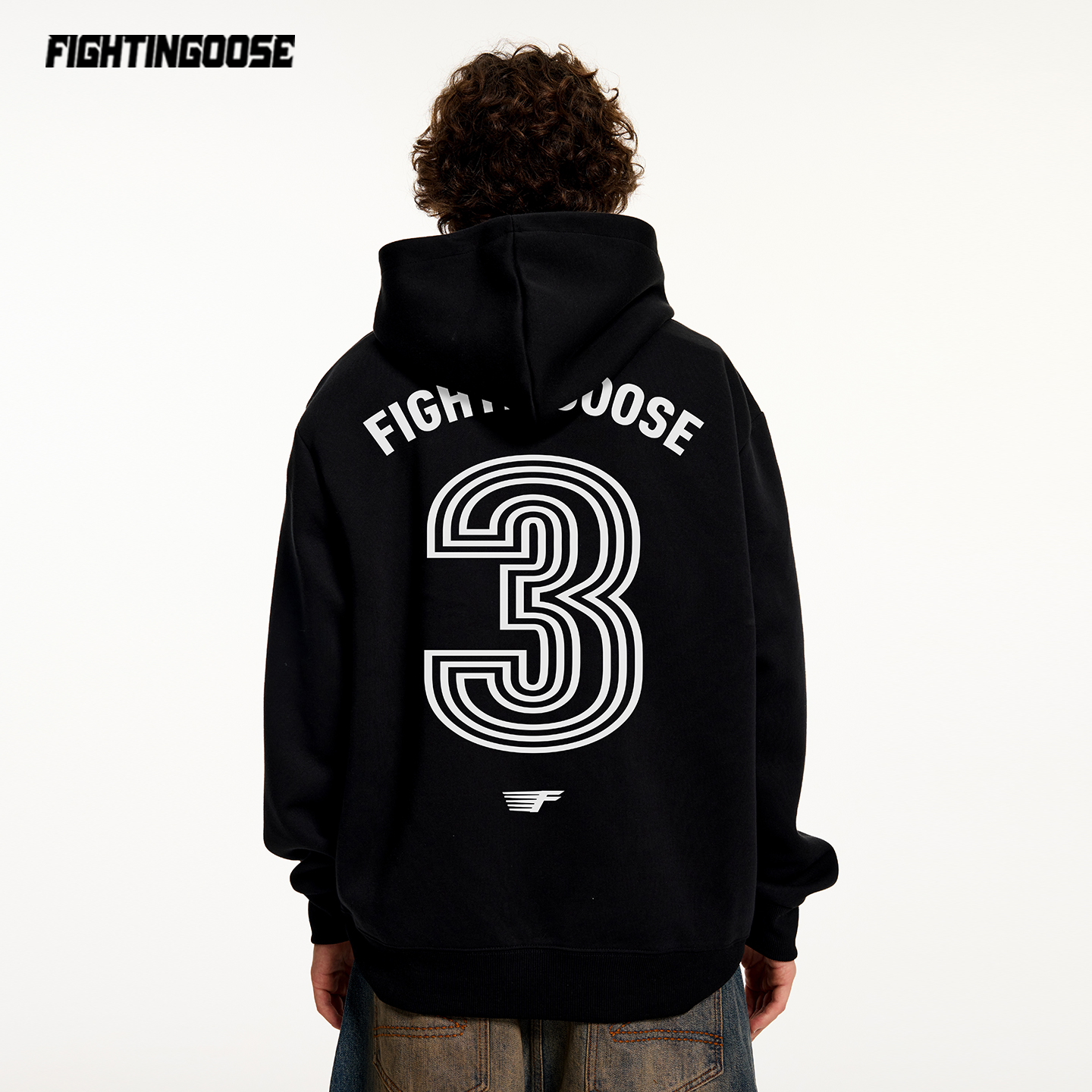 2025新款美式复古印花卫衣