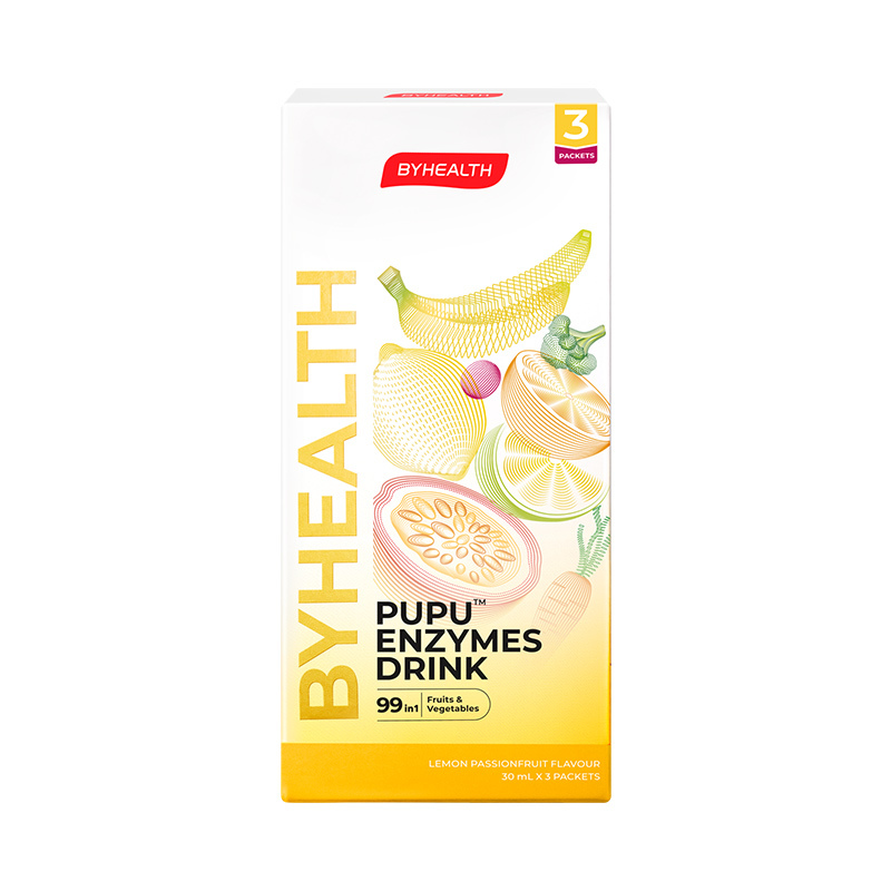 BYHEALTH汤臣倍健pupu酵素口服液3包装15袋装